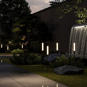 Наземный низкий светильник Elektrostandard Invi a069445