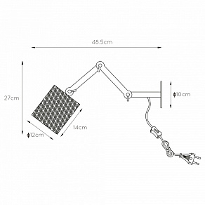 Бра Lucide Tampa 45292/81/30