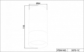 Накладной светильник Favourite Naram 3070-1C
