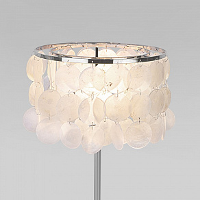 Настольная лампа декоративная Eurosvet Sandra 208101 хром/перламутр