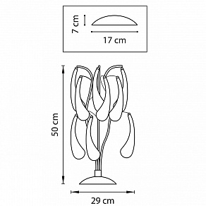 Настольная лампа декоративная Lightstar Manica 794934