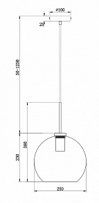 Подвесной светильник Freya Bravis FR8006PL-01BS