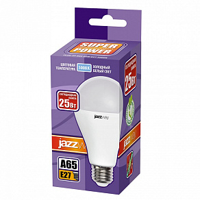 Лампа светодиодная Jazzway  E27 25Вт 5000K PLED- SP A65 25w 5000K E27