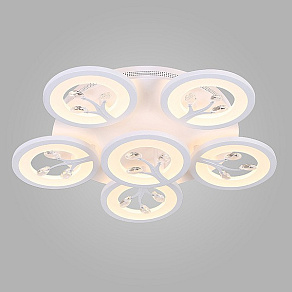 Потолочная люстра Eurosvet Albero 90142/6 белый 100W
