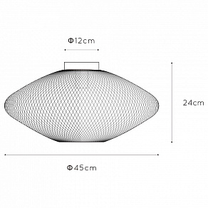 Накладной светильник Lucide Mesh 21123/45/30