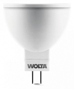 Лампа светодиодная Wolta  GU5.3 7.5Вт 3000K 25YMR16-220-7.5GU5.3