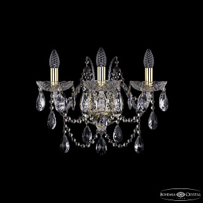 Бра Bohemia Ivele Crystal 1411 1411B/3/160/XL G