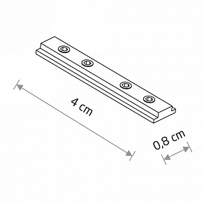 Крепление для трека Nowodvorski Nano Connector 11726