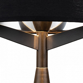 Настольная лампа декоративная Indigo Maestria 11041/1T Black