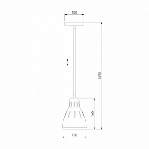 Подвесной светильник Eurosvet Nort 50173/1 черный