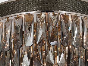 Подвесная люстра LUMINA DECO Chici LDP 6002-500 R.GD+GY