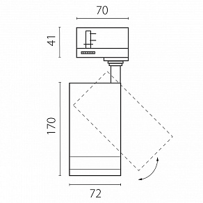 Светильник на штанге Lightstar Canno Pro C4206QT
