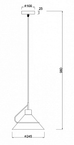 Подвесной светильник Freya Amis FR5025PL-01B