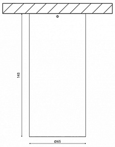 Накладной светильник SWG PRO Villy VL-BASE-BL-WW