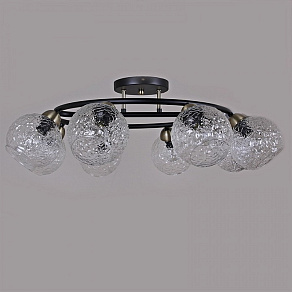 Потолочная люстра ILLUMICO  IL0296-8CSQ-79 BK AB