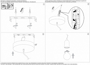 Подвесной светильник Ideal Lux It IT SP1 CROMO
