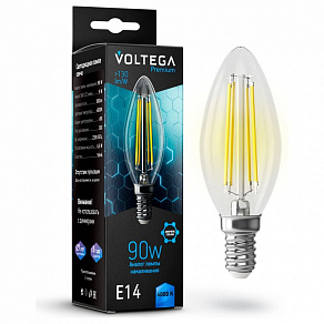 Лампа светодиодная Voltega Premium E14 7Вт 4000K VG10-C35E14cold9W-F