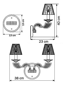 Бра Lightstar Alveare 702622К