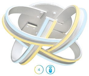 Накладной светильник Ambrella Double 6 FL130