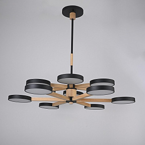 Люстра на штанге Imperiumloft TURNA Black TURNA-DBL01