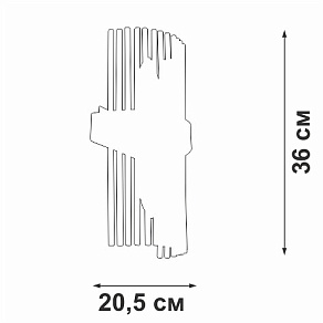 Накладной светильник Vitaluce V58710 V58710-8/2A