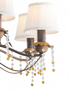 Подвесная люстра Arte Lamp Medici A9468LM-8BR