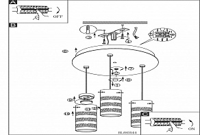 Подвесной светильник Eglo Olvero 93544