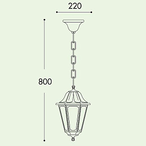 Подвесной светильник Fumagalli Anna E22.120.000.AXE27