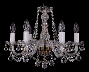 Подвесная люстра Bohemia Ivele Crystal 1402 1402/6/160/Pa/Balls
