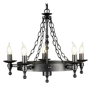 Подвесная люстра Elstead Lighting Warwick WR5-GRAPHITE