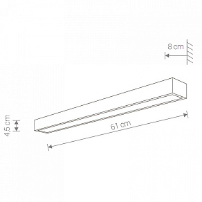 Накладной светильник Nowodvorski Kagera LED 9503