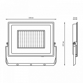 Настенно-потолочный прожектор Gauss  613100150P