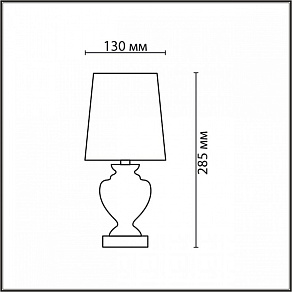 Настольная лампа декоративная Lumion BIANKA 8164/1T