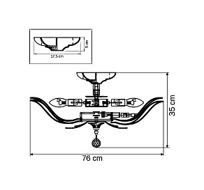 Накладной светильник Osgona Riccio 705164