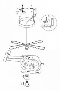 Подвесной светильник Globo Kita 15722