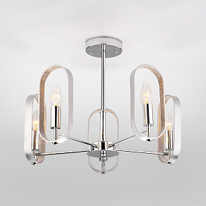 Люстра на штанге Eurosvet Maglia 60077/5 хром