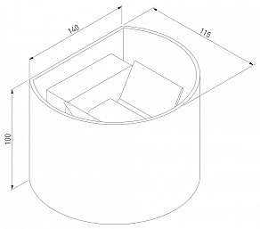 Накладной светильник Elektrostandard Blade 1518 TECHNO LED