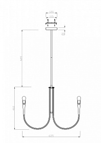 Люстра на штанге Freya Branches FR5253PL-06N