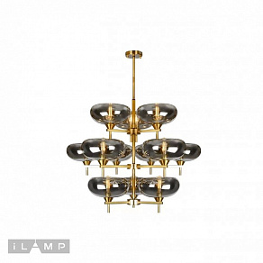 Люстра на штанге iLamp Rivoli 6607/12 GD