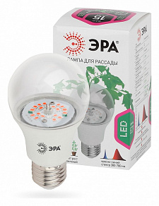 Лампа светодиодная Эра  E27 9Вт 1310K A60-12S 9W DR/B PPF1.4umol/J Filcker 10%