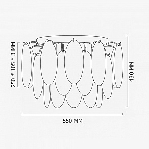 Потолочная люстра Imperiumloft  Cld_11005