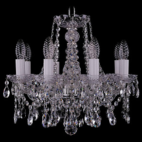 Подвесная люстра Bohemia Ivele Crystal 1413 1413/8/141/Ni