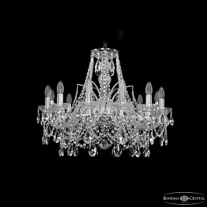 Подвесная люстра Bohemia Ivele Crystal 1411 1411/12/240 Ni