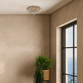 Потолочная люстра Maytoni Basfor DIA100-CL-03-G