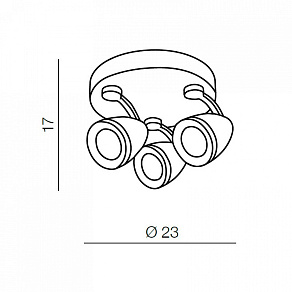 Спот Azzardo Albico 3 round AZ1243