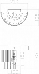Накладной светильник Favourite Massae 3053-1W