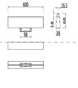 Накладной светильник Maytoni BASIS TR012-2-20W3K-B