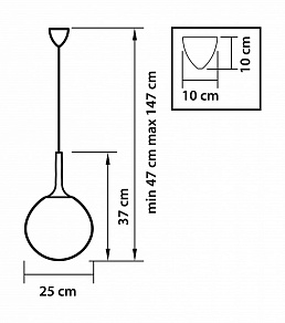 Подвесной светильник Lightstar Globo 813033