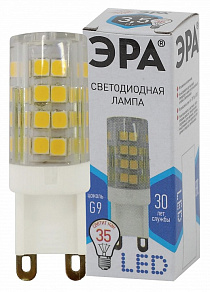 Лампа светодиодная Эра Стандарт G9 3.5Вт 4000K LED JCD-3,5W-CER-840-G9