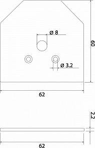 Заглушка для трека Elektrostandard Slim Magnetic 85125/00